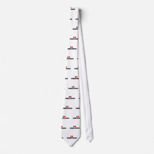 I LOVE PORCUPINES TIE