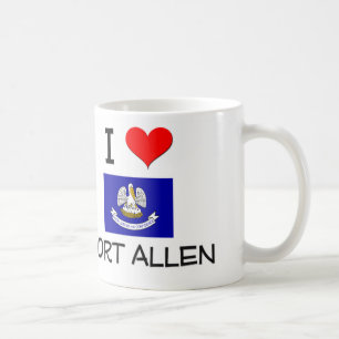 I Love PORT ALLEN Louisiana Coffee Mug