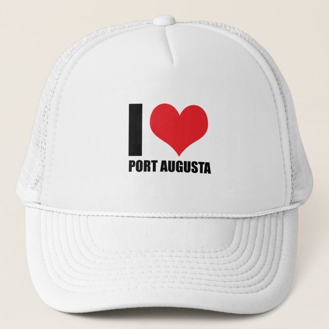 I love Port Augusta Trucker Hat (Front)