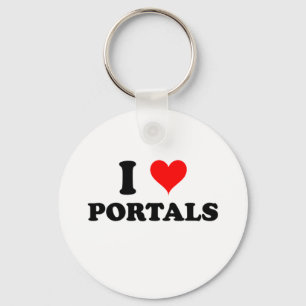 I Love Portals Key Ring
