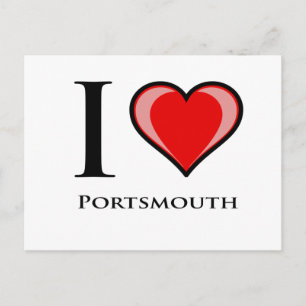 I Love Portsmouth Postcard