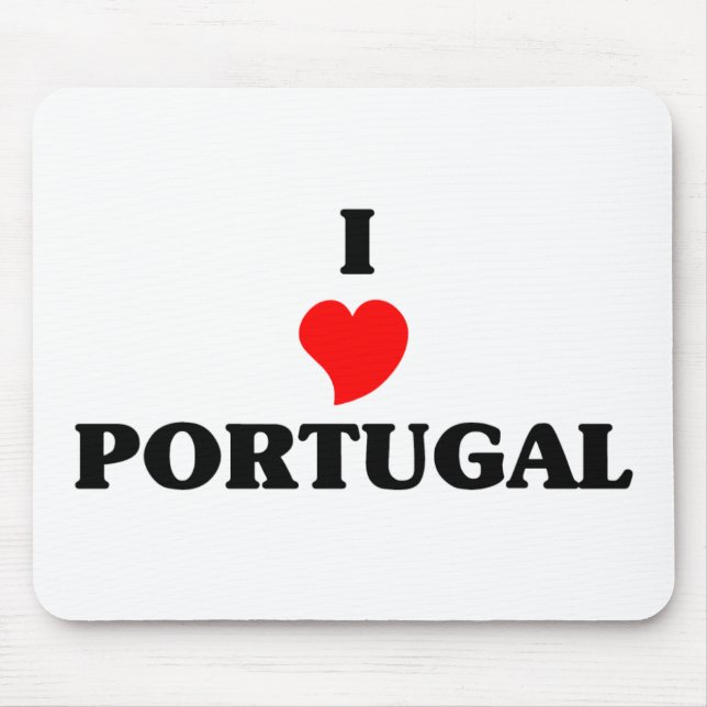 I Love Portugal Mouse Pad (Front)