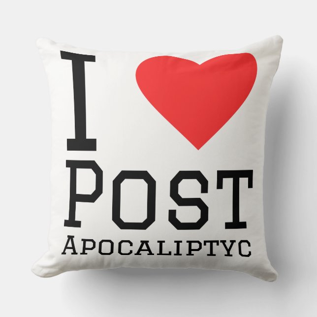 I love post apocalyptic  cushion (Front)