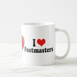 I Love Postmasters Coffee Mug