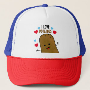 I Love Potatoes  Trucker Hat