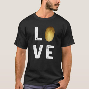 I Love Potatoes Vegetable For Potato Cute T-Shirt