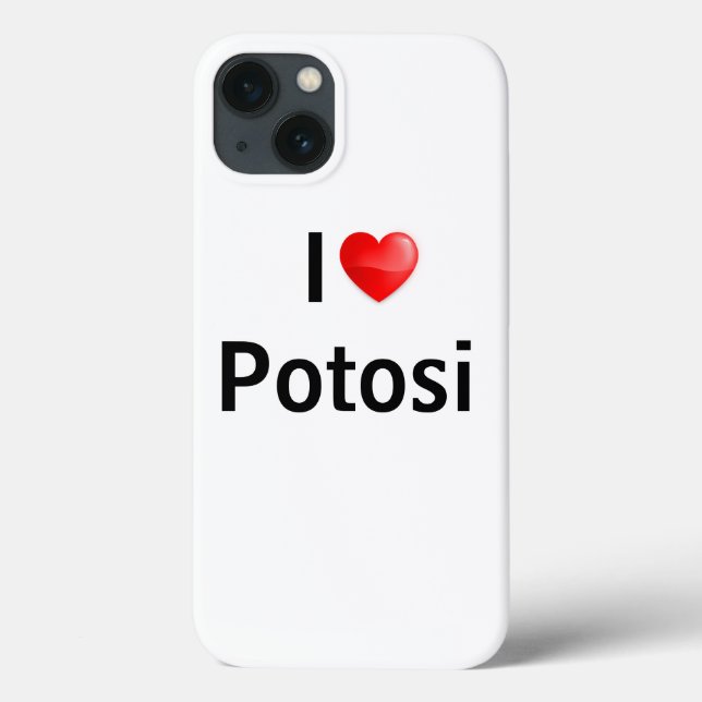 I love Potosi Case-Mate iPhone Case (Back)