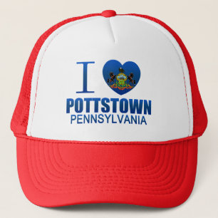 I Love Pottstown, PA Trucker Hat