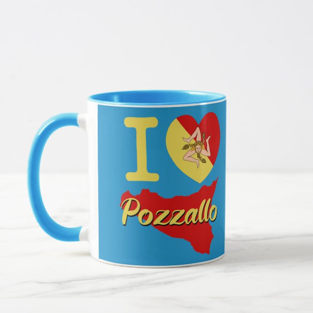 I Love Pozzallo  Mug (Left)