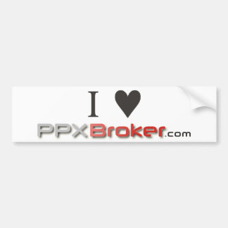 I Love PPXBroker.com Sticker