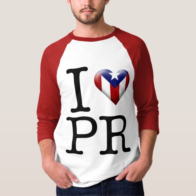 I Love PR T-Shirt (Front)
