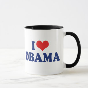 I Love President Obama Mug