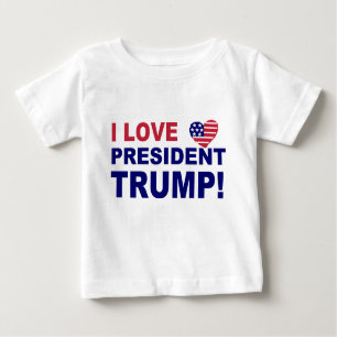 I Love President Trump Baby T-Shirt