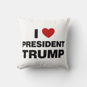 I Love President Trump Heart Cushion