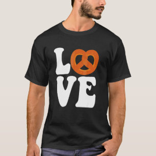 I Love Pretzels for Pretzel Day Office Wear T-Shirt