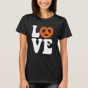I Love Pretzels for Pretzel Day Office Wear T-Shirt