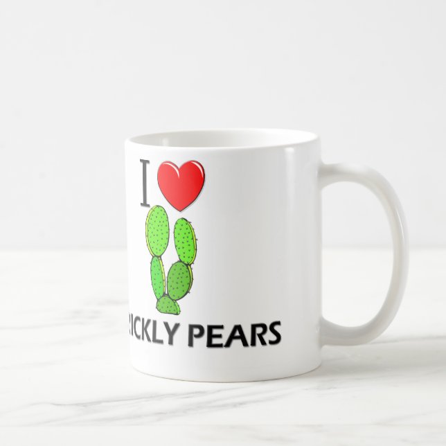 I Love Prickly Pears Coffee Mug (Right)
