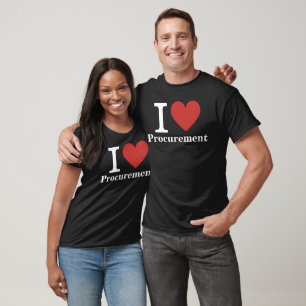 I ❤️ Love Procurement (for Employees) CUSTOM T-Shirt