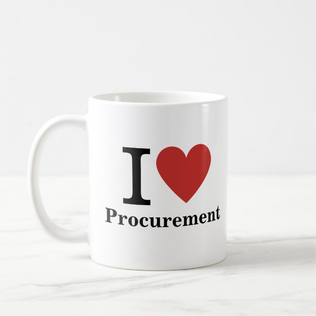 I ❤️ Love Procurement MUG (Left)
