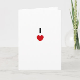 I love products holiday card