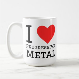 I love progressive metal coffee mug