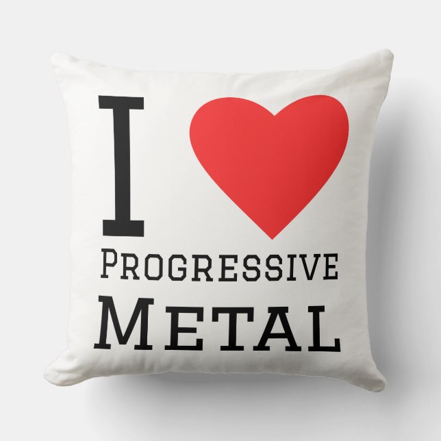 I love progressive metal cushion (Front)