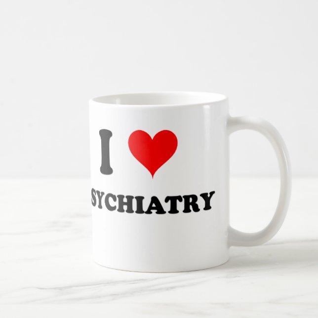 I Love Psychiatry Coffee Mug (Right)