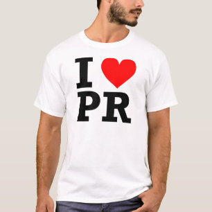 I Love Puerto Rico Design T-Shirt