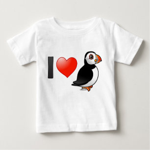 I Love Puffins Baby T-Shirt