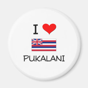 I Love PUKALANI Hawaii Magnet