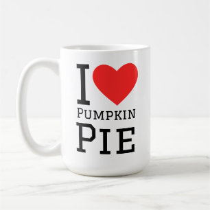 I love pumpkin pie coffee mug