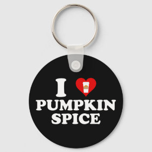 I Love Pumpkin Spice Key Ring