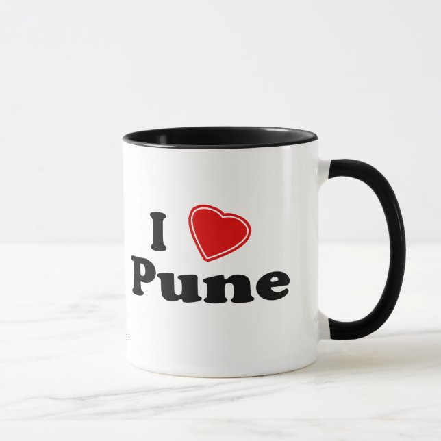 I Love Pune Mug (Right)