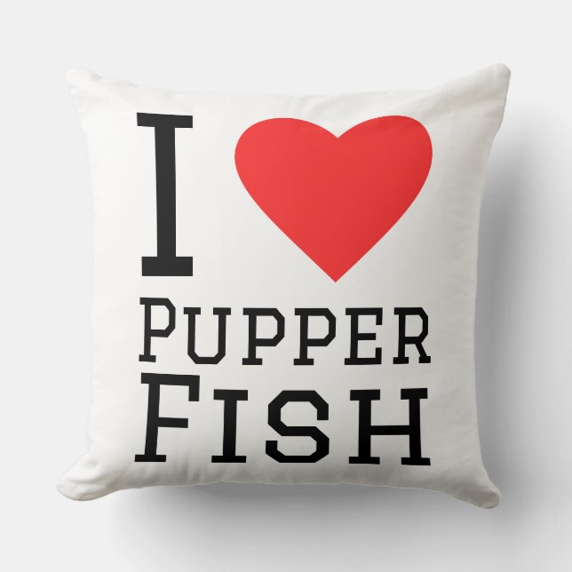 I love pupper fish cushion (Front)
