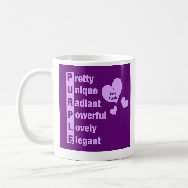 I love purple mug (Left)