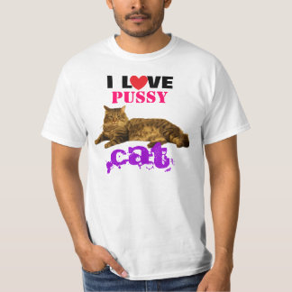 I Love Pussy Cat T-Shirt