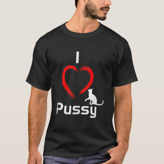 I Love Pussy Funny hilarious Cat Tank Top6274