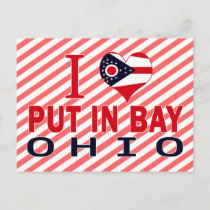 I love Put In Bay, Ohio Postcard