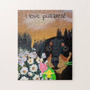 I Love Puzzles, Beautiful Dogs and Fun Jigsaw Puzzle