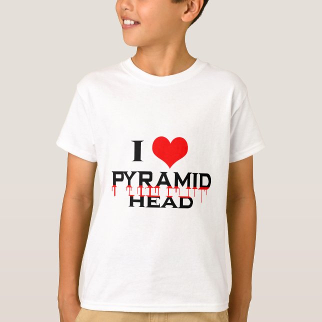 I Love Pyramid Head T-Shirt (Front)