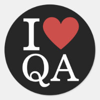 I ❤️ Love QA Quality Assurance Staff CUSTOM