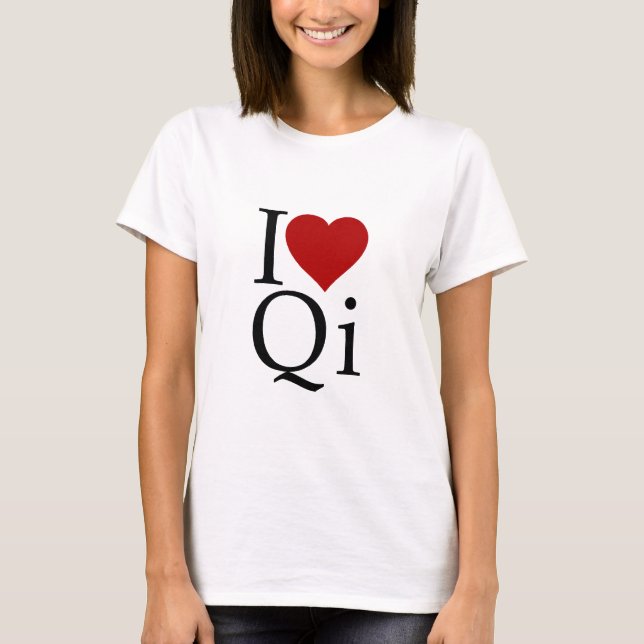 I Love Qi T-Shirt (Front)