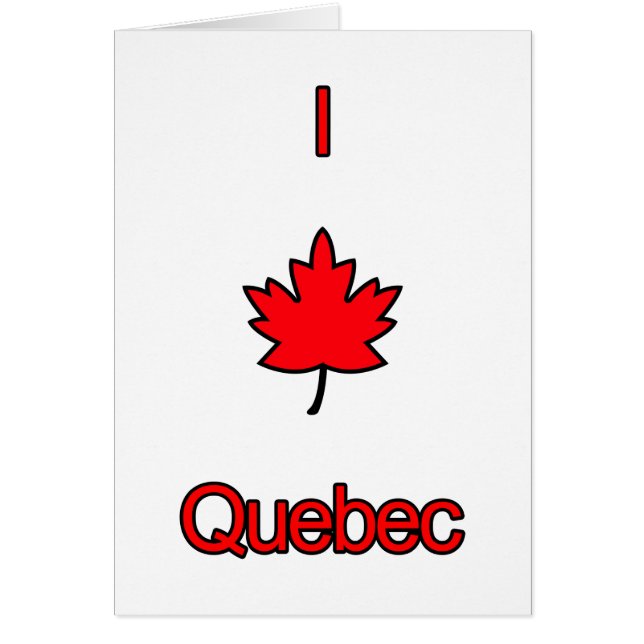 I Love Quebec (Front)
