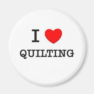 I LOVE QUILTING MAGNET