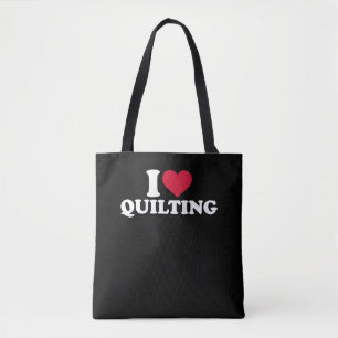 I Love Quilting Premium Tote Bag