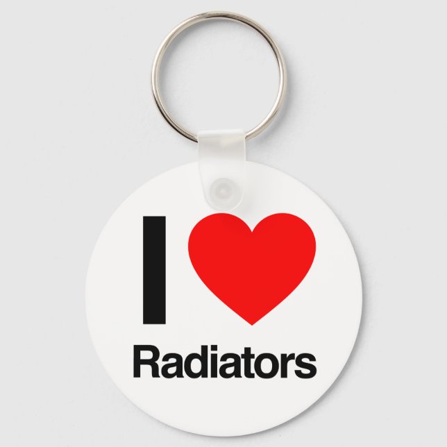 i love radiators key ring (Front)