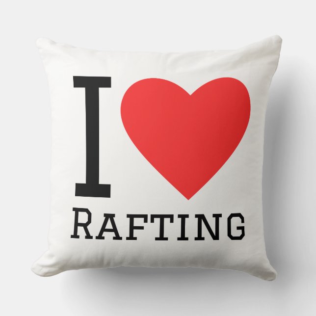 I love rafting cushion (Front)