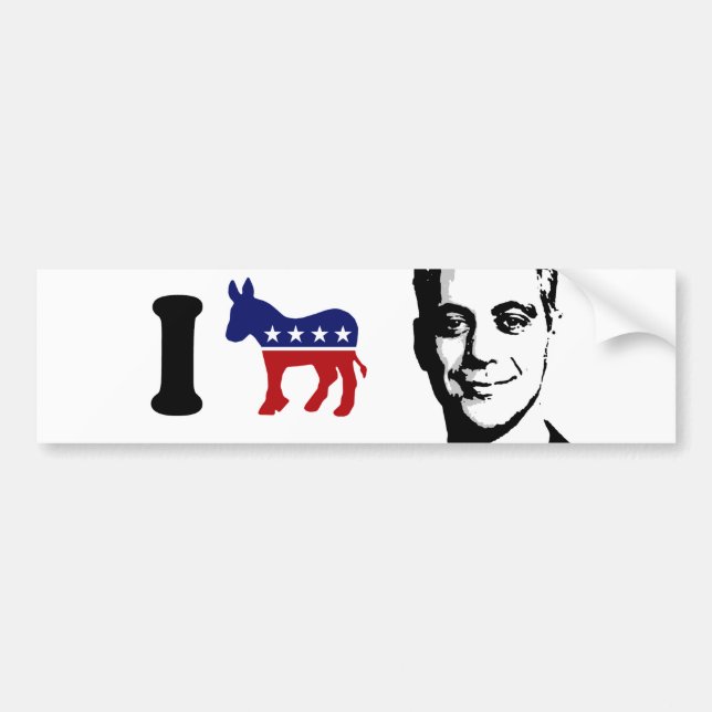 I Love Rahm Emanuel Bumper Sticker (Front)