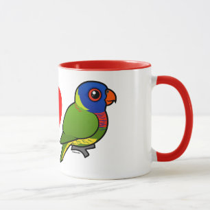 I Love Rainbow Lorikeets Mug