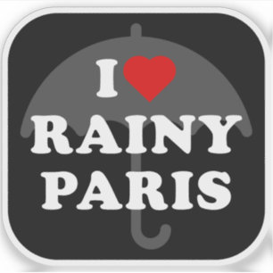 I Love Rainy Paris - v2